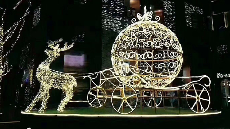 鹿拉车