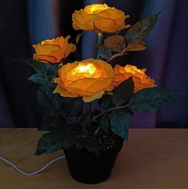80cm LED富贵竹花卉地插灯