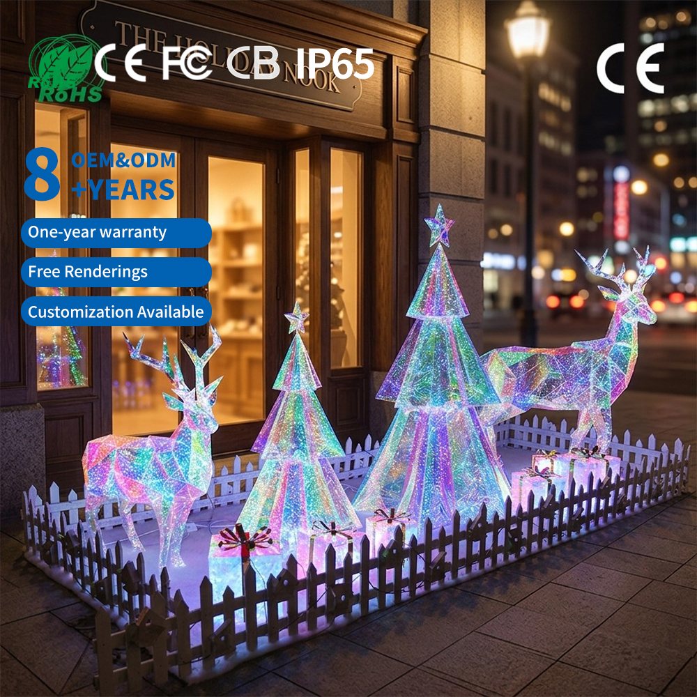 手工PVC发光蝴蝶景观灯