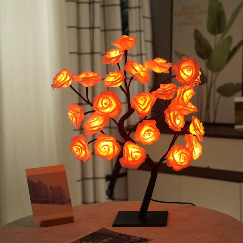 仿真玫瑰花树LED装饰灯